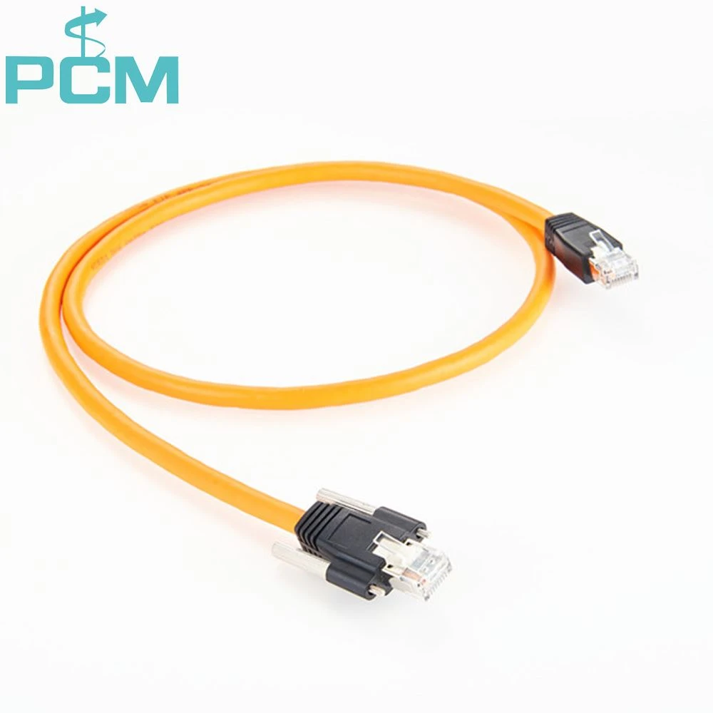 we are the manufacturer of camera gige cable screw lock industrial vision