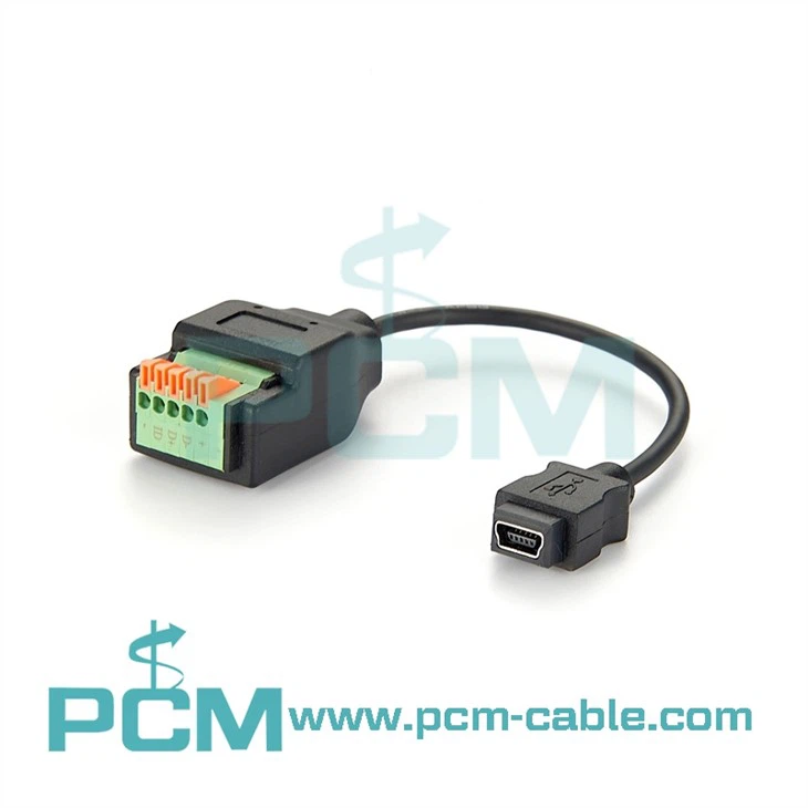 Mini USB Fi Pou Spring-type Terminal Block