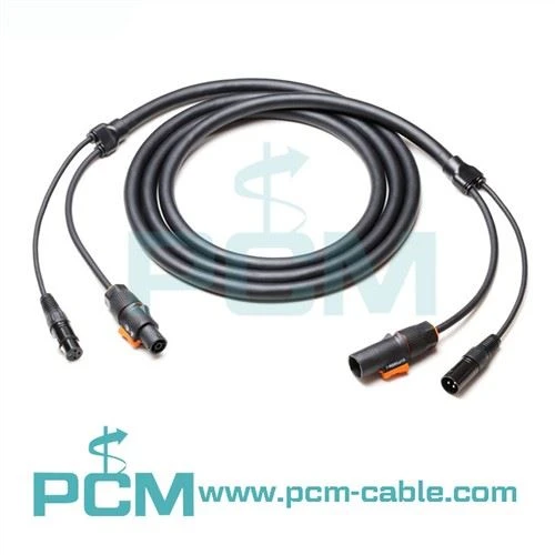 IP Powercon XLR Combi Kab