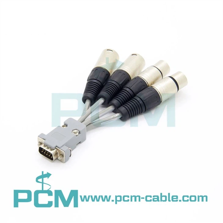 DB9 Pou XLR Analog Audio Kab
