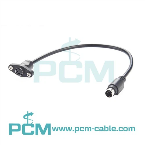 4 Pin Mini Din Fi Panel Mount Kab