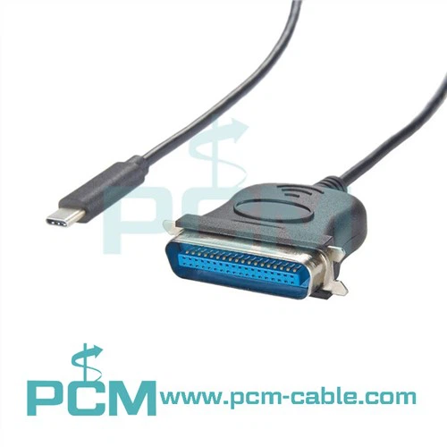 USB-C Pou Paralèl Printer 36 Pin Kab