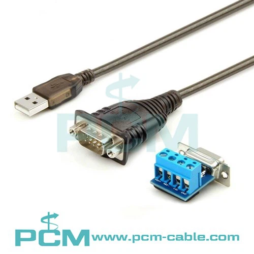 USB kab IEEE 1394 kab USB pou RS232 Embedded Converter