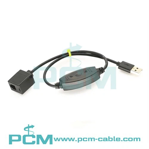 USB pou RJ9 telefòn appareil adaptè