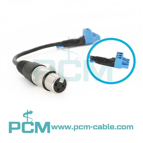 XLR PCB Tèminal Block 5.0mm Pitch UBX2-126-5.00-03P-4C