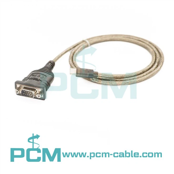 USB C Pou DB9 RS232 Nil Modem Kab