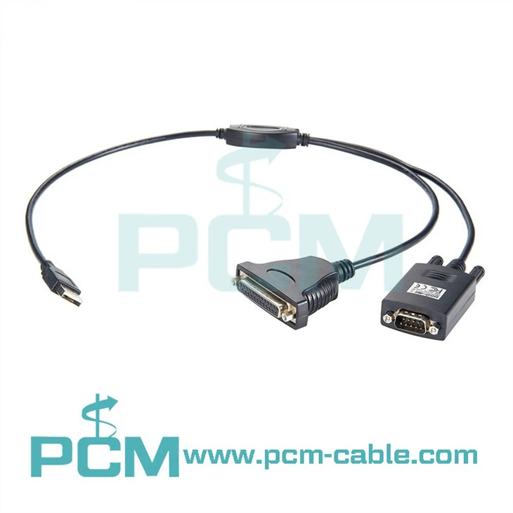 USB pou seri ak paralèl adaptè
