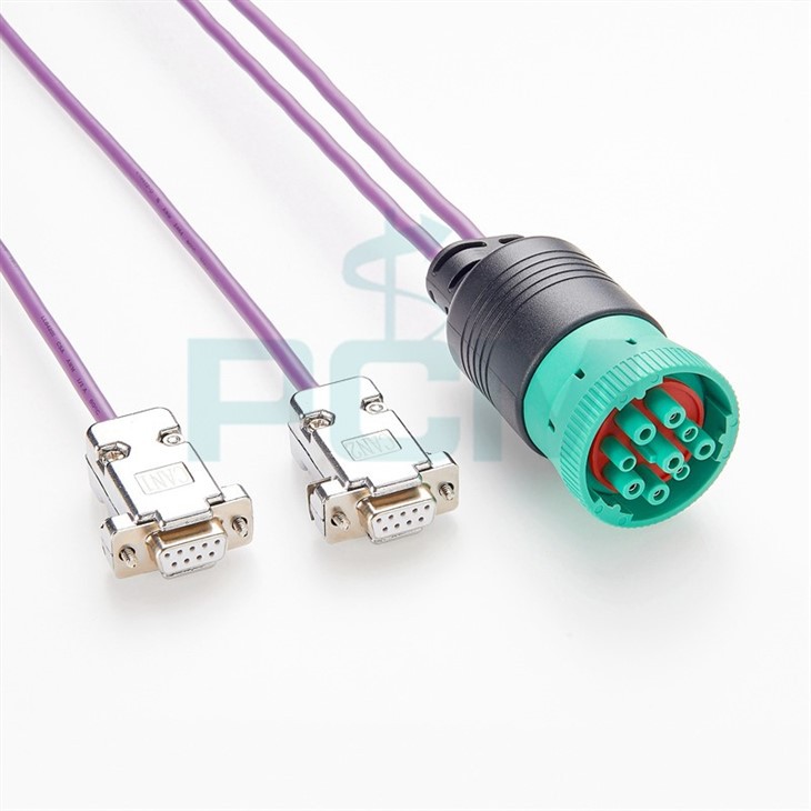 J1939 Deutsch 9-Pin to DB9 CAN BUS Split Cable