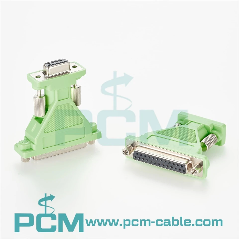 DB25 Fi DB9 Fi RS232 adaptè