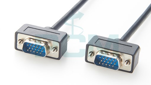 Ultra Slim SVGA Super VGA Male to Male Monitor Cable Ultra Slim SVGA Super VGA Male to Male Monitor Cable