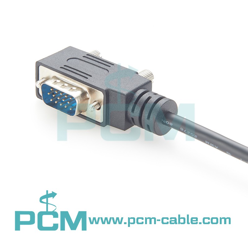 Right angle VGA cables for Rack Cabinets Right angle VGA cables for Rack Cabinets