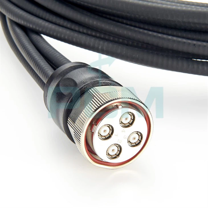 1/4 superflex jumper cable MQ4 plug to 4.3-10 male