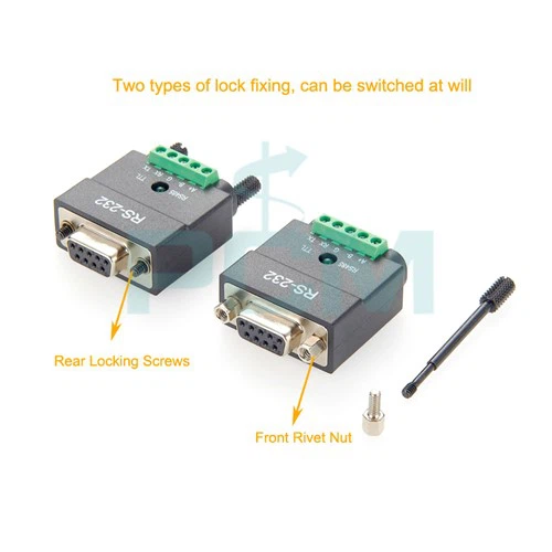 RS232 Pou TTL RS485 Konvètè DB9 Pou Tèminal Block