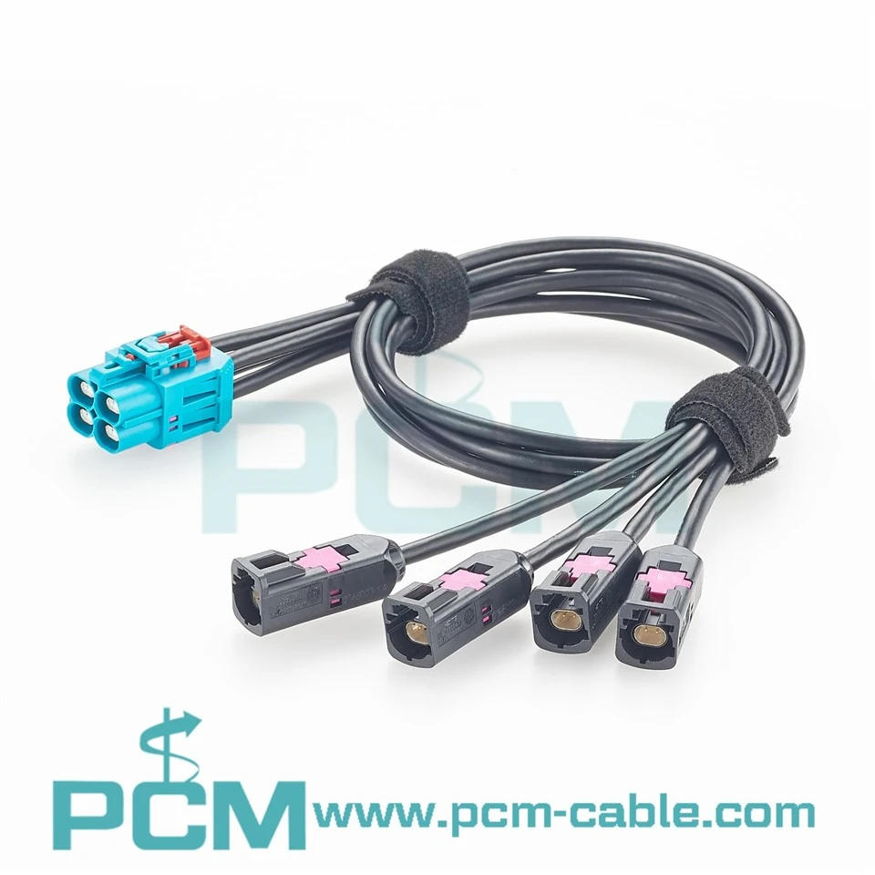 Quad GEMnet Automotive Ethernet Breakout Cable TE1-2386629-4 to 2368003-1 suppliers