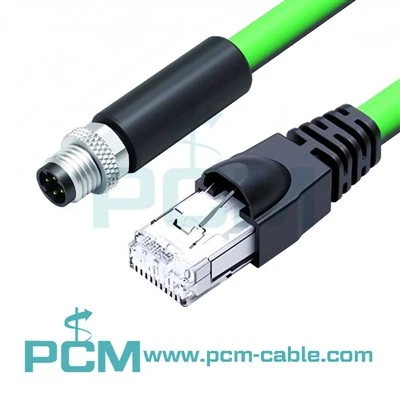 M8 Gason Pou RJ45 Gason Profinet Kab
