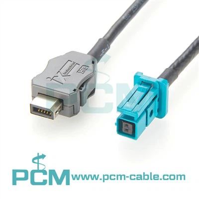 Matenet fi a ix endistriyèl ploge otomobil Ethernet kab