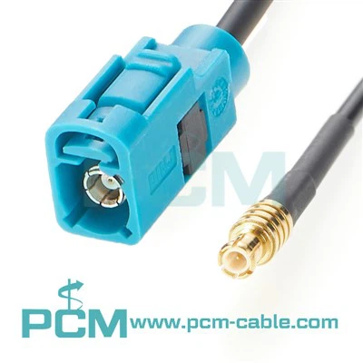 MCX ploge nan dlo ble fakra jack kab asanble lè l sèvi avèk rg -316 coax